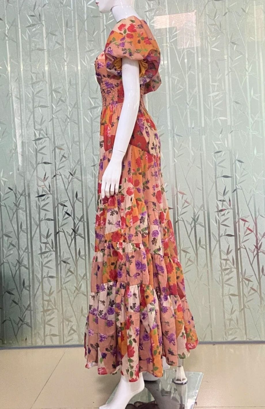 Robe Champêtre Dos Nu