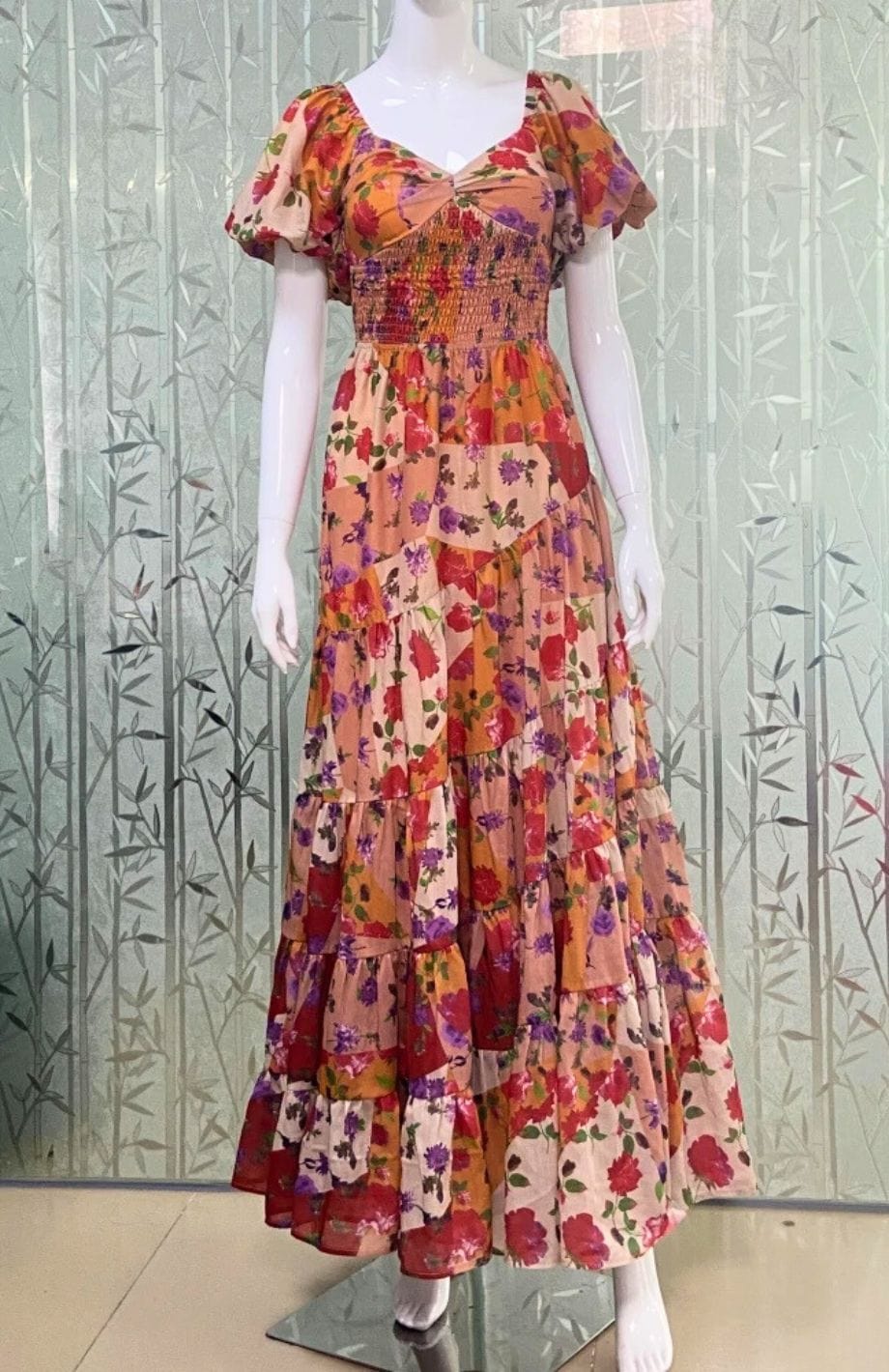 Robe Champêtre Dos Nu