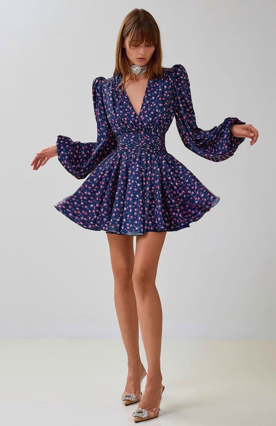 Robe Champêtre Fleurie | Reine Rustique