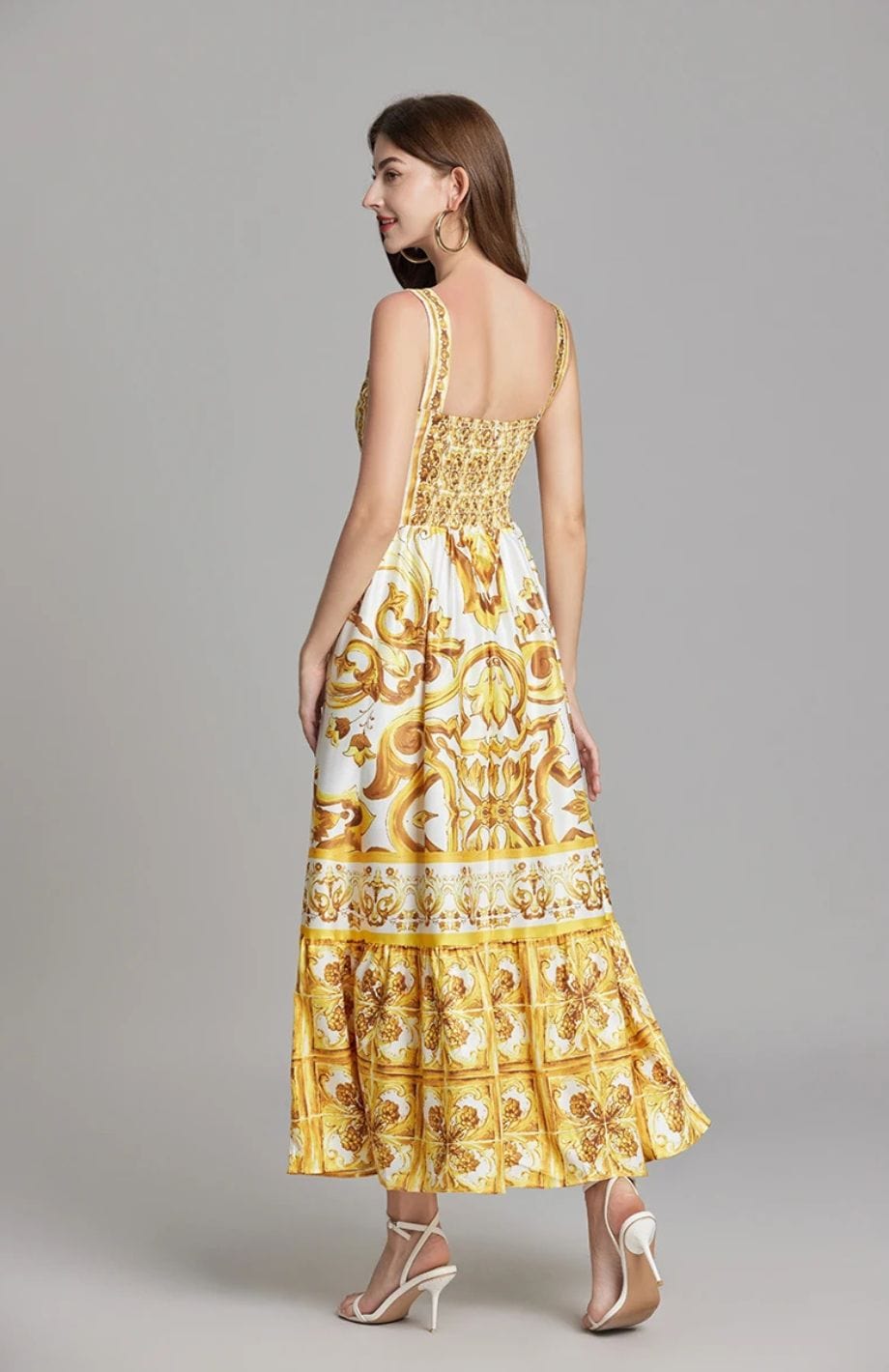 Robe Champêtre Jaune