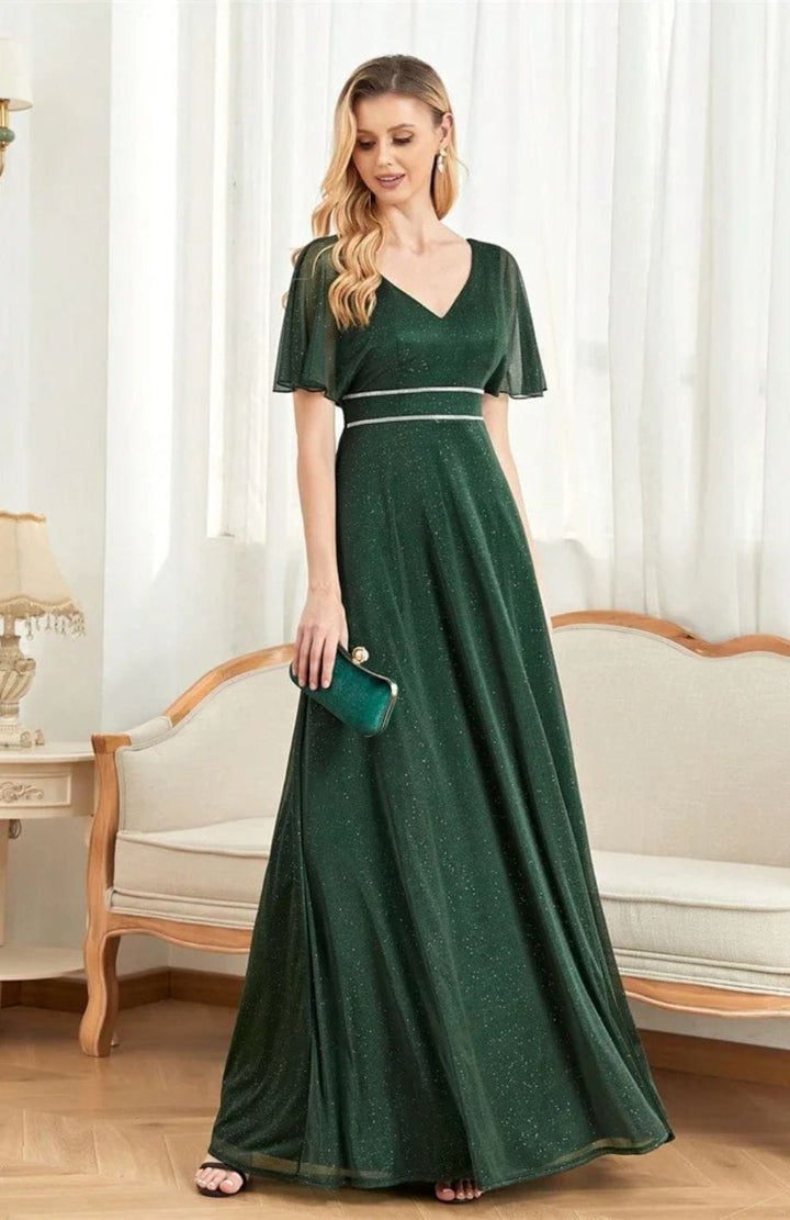 Robe Champêtre Vert D'eau | Reine Rustique