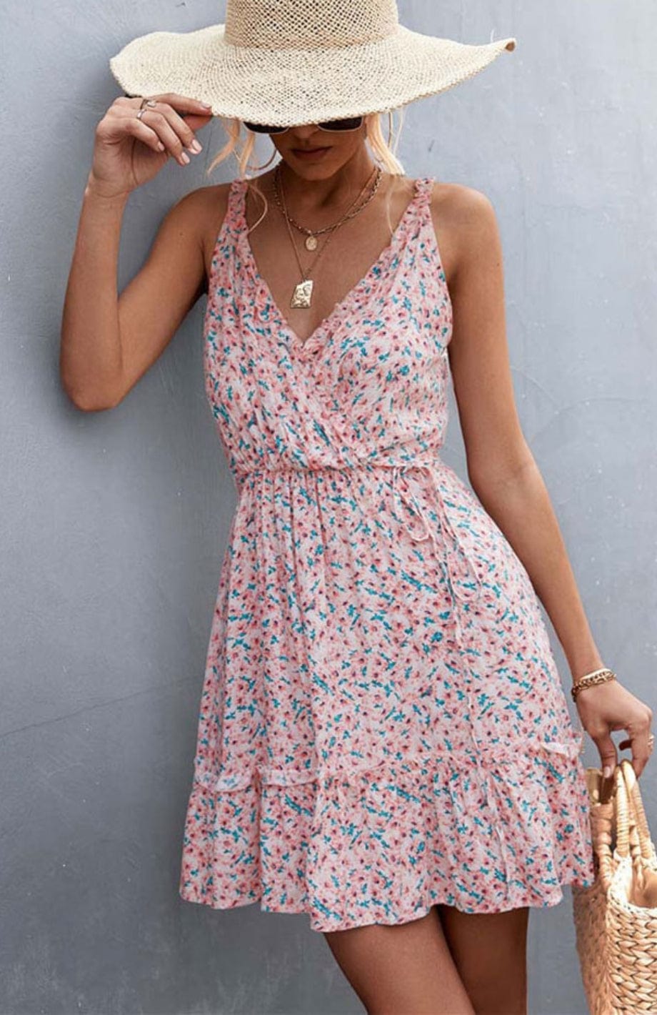 Robe Champêtre Vieux Rose | Reine Rustique