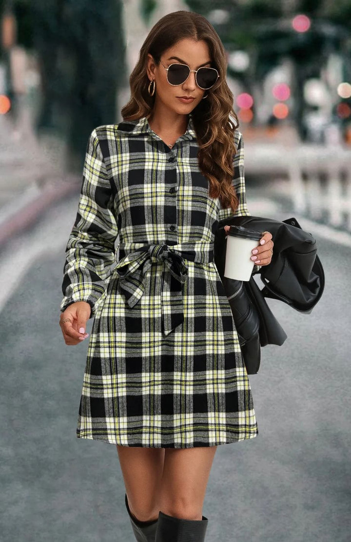 Robe Chemise Femme Champêtre | Reine Rustique NOIR / S