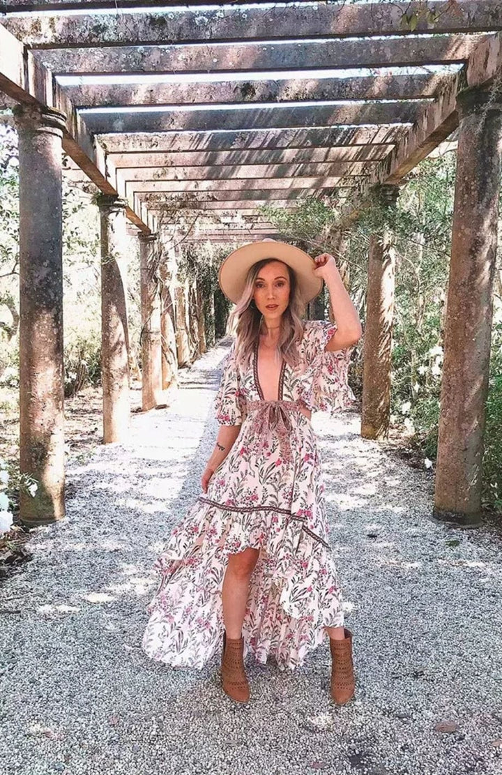 Robe Cocktail Bohème Chic | Reine Rustique