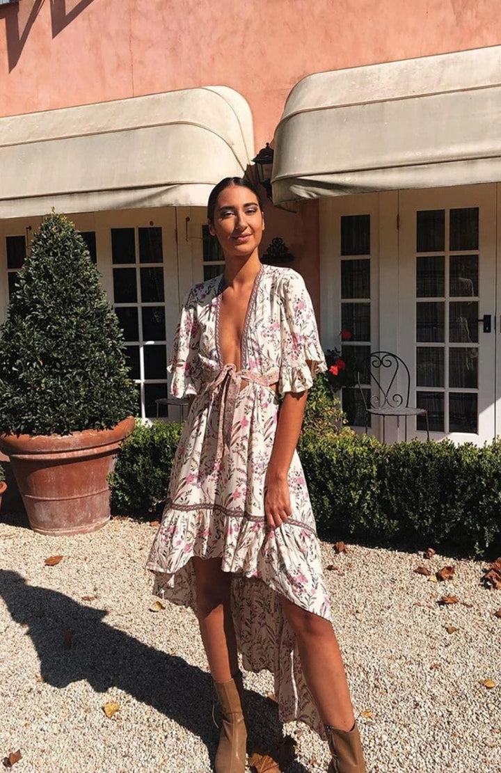 Robe Cocktail Bohème Chic | Reine Rustique