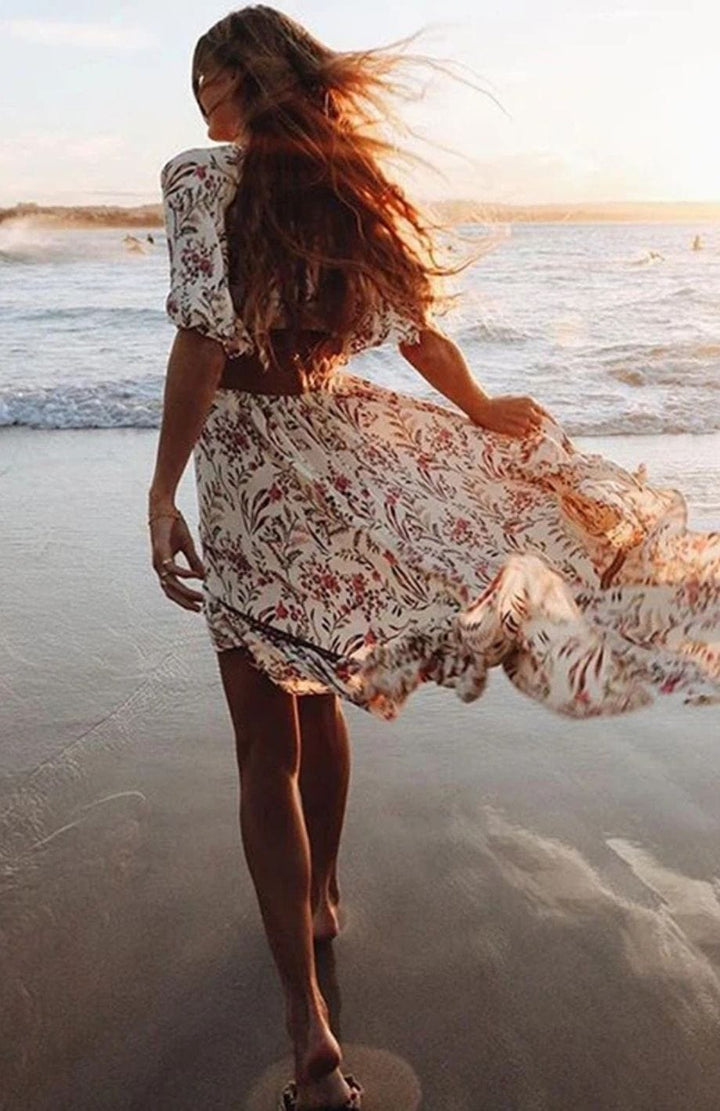 Robe Cocktail Bohème Chic | Reine Rustique