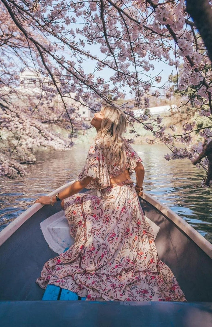 Robe Cocktail Bohème Chic | Reine Rustique