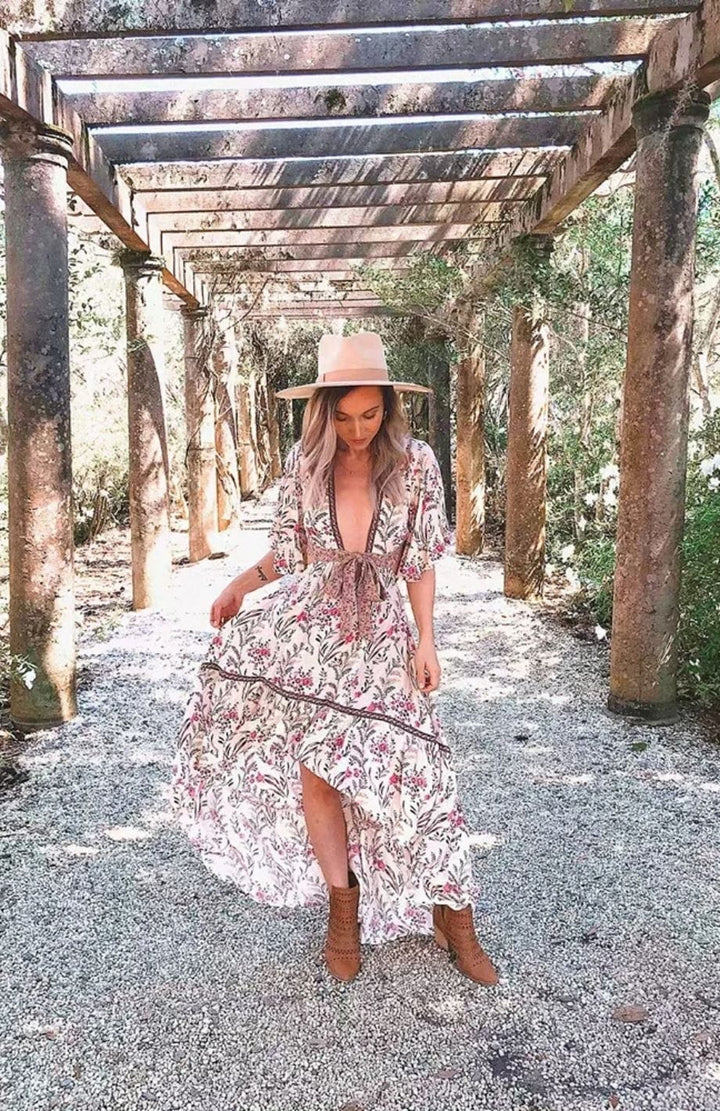 Robe Cocktail Bohème Chic | Reine Rustique
