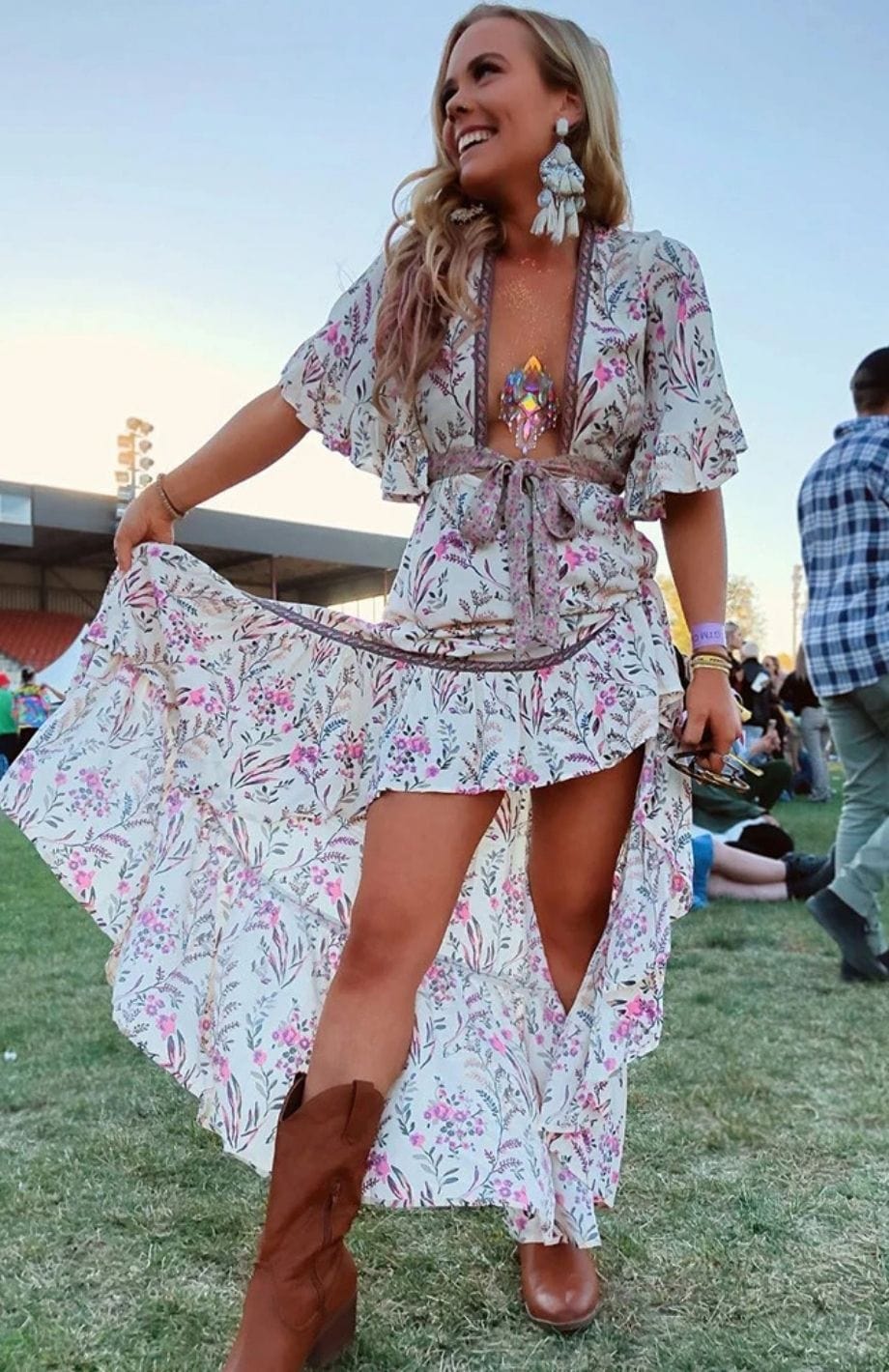 Robe Cocktail Bohème Chic | Reine Rustique
