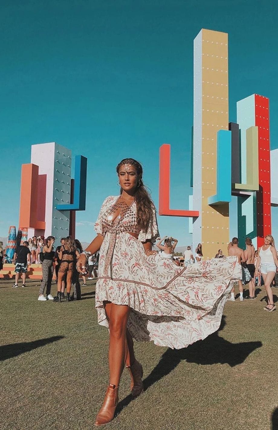 Robe Cocktail Bohème Chic | Reine Rustique