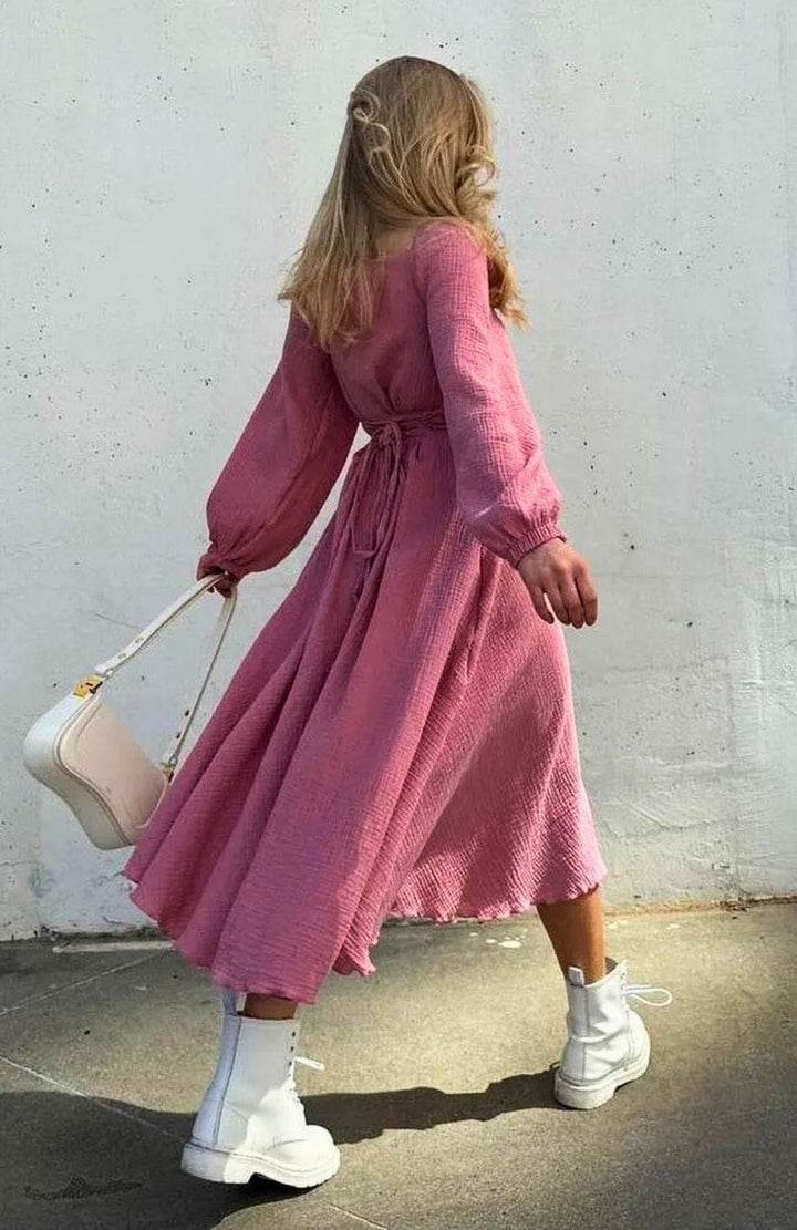 Robe Cocktail Mariage Bohème Chic | Reine Rustique ROSE / S