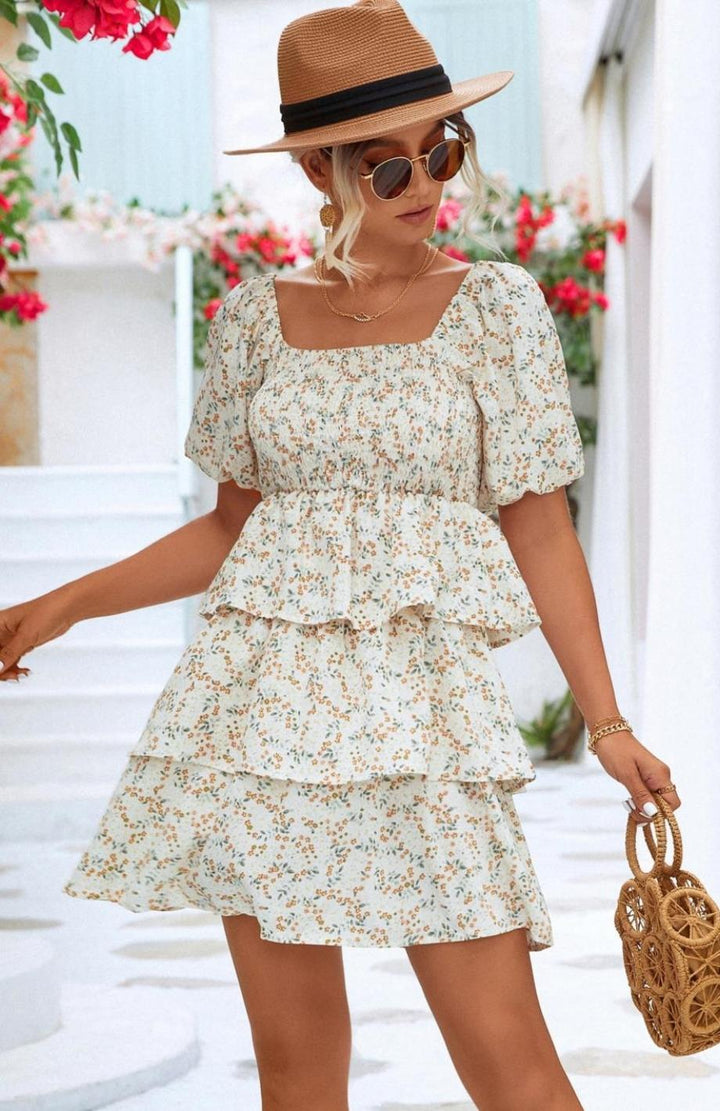Robe Courte À Volant | Reine Rustique