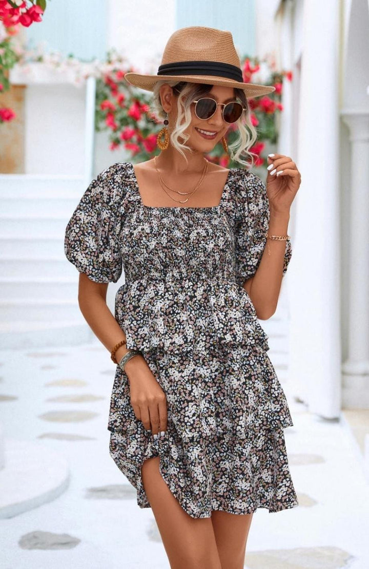 Robe Courte À Volant | Reine Rustique