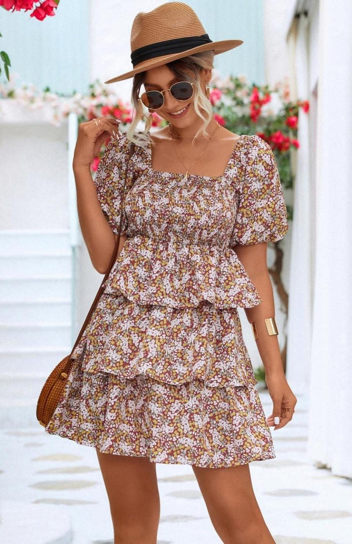 Robe Courte À Volant | Reine Rustique