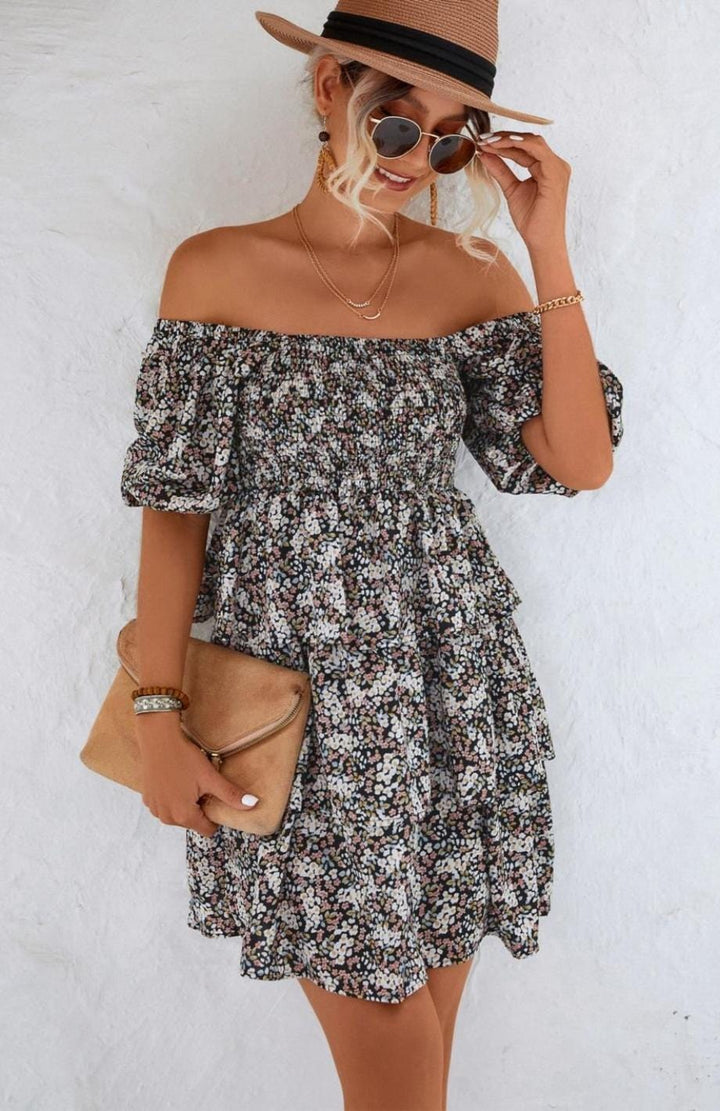 Robe Courte À Volant | Reine Rustique