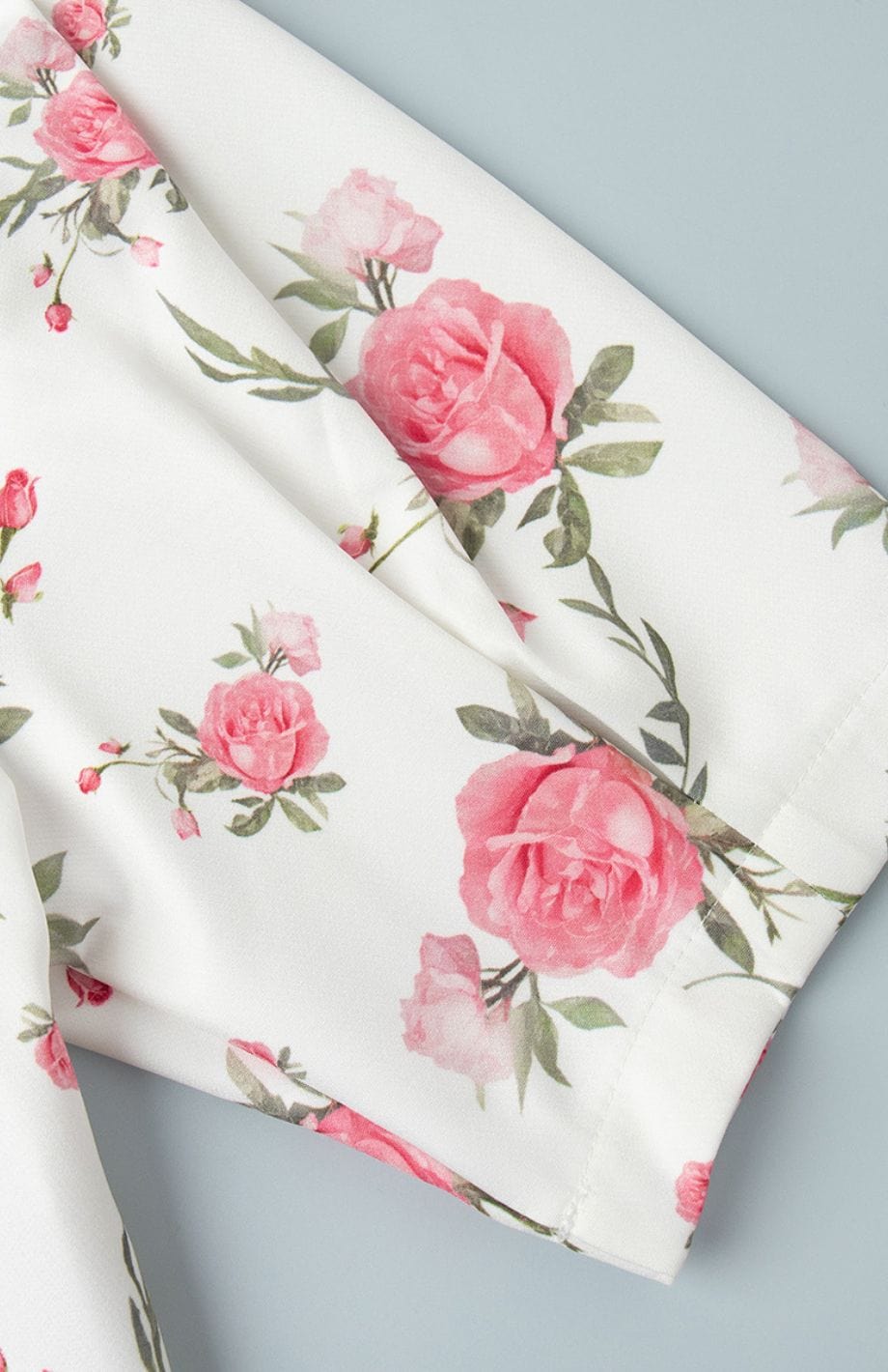 Robe Courte Champêtre Fleurs Chic Petites Manches