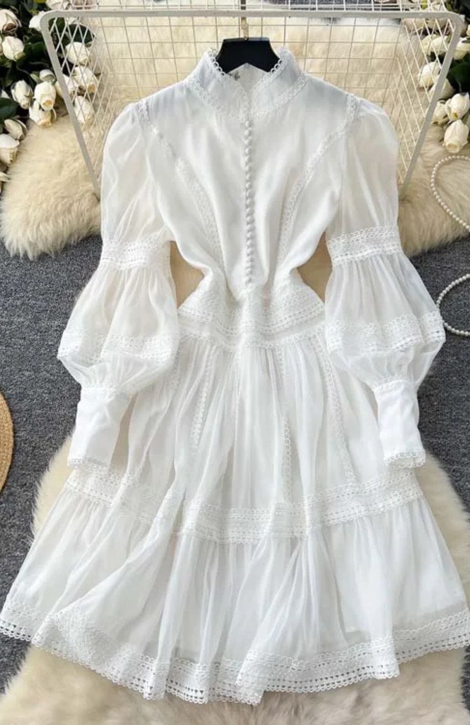 Robe De Baptême Champêtre Femme | Reine Rustique