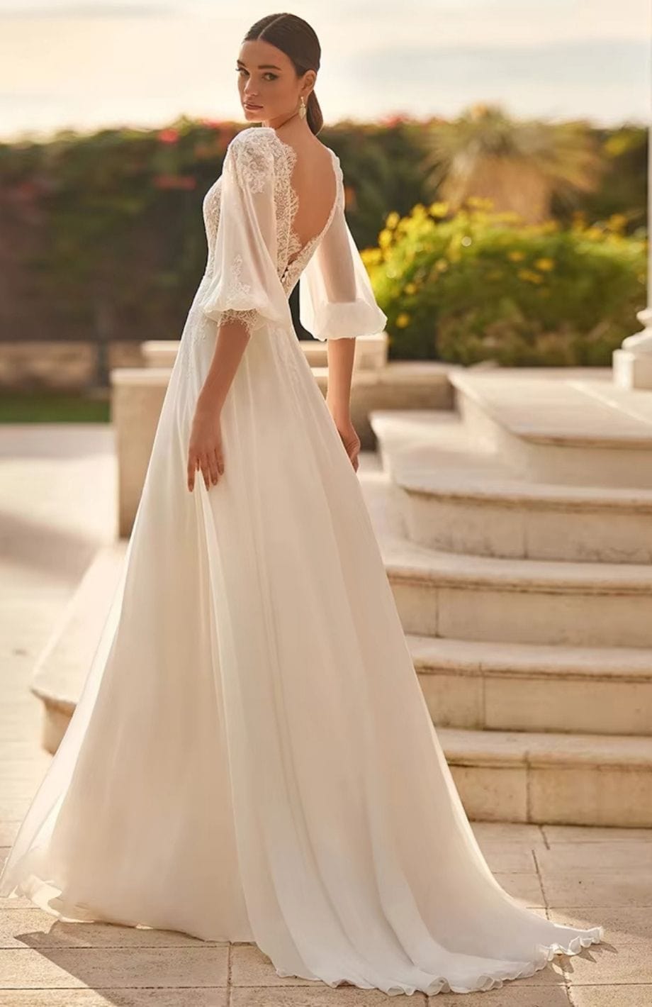 Robe De Mariée Bohème Avec Manche | Reine Rustique