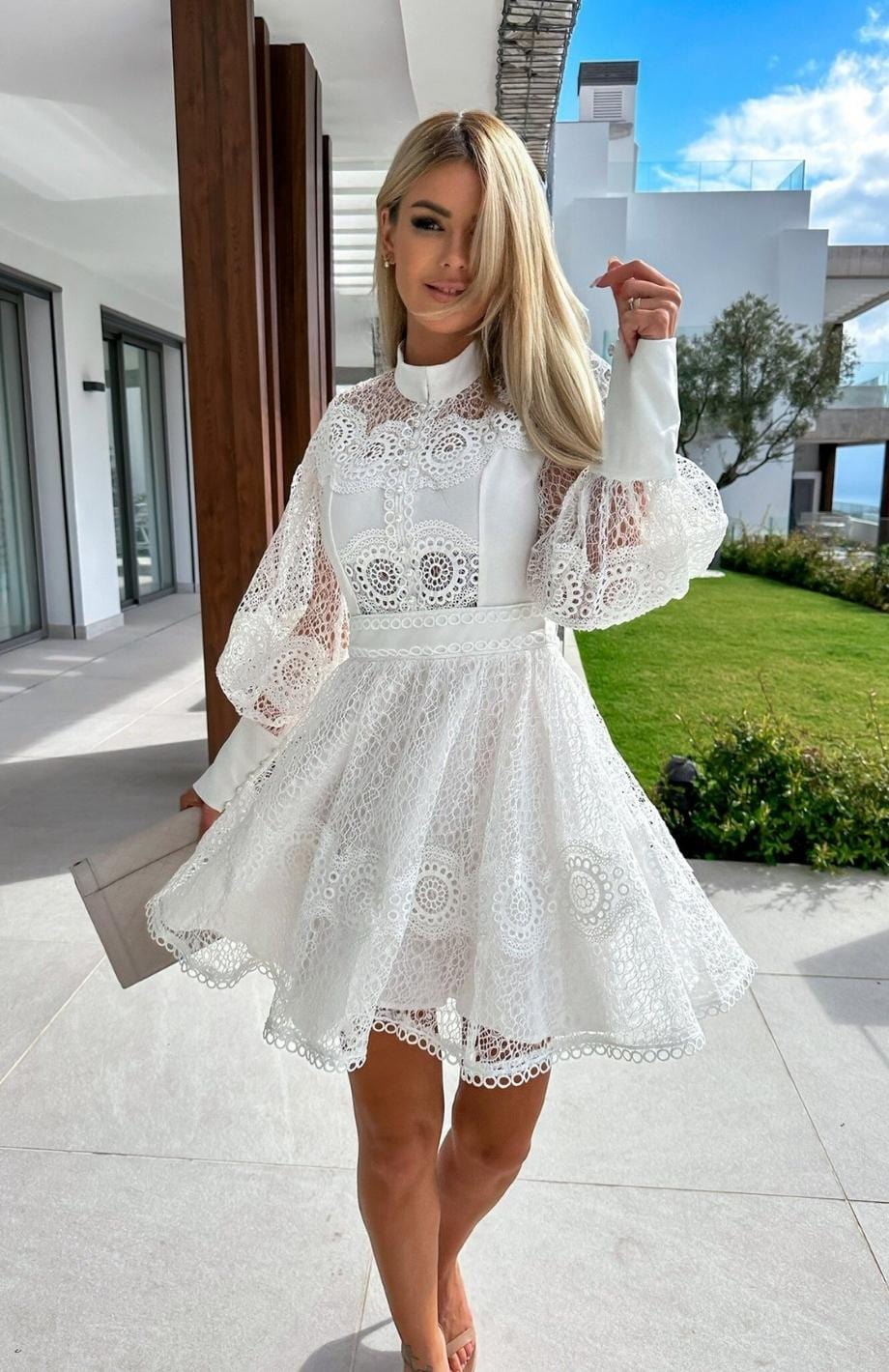 Robe De Mariée Bohème Champêtre Avec Dentelle Soldée Reine Rustique