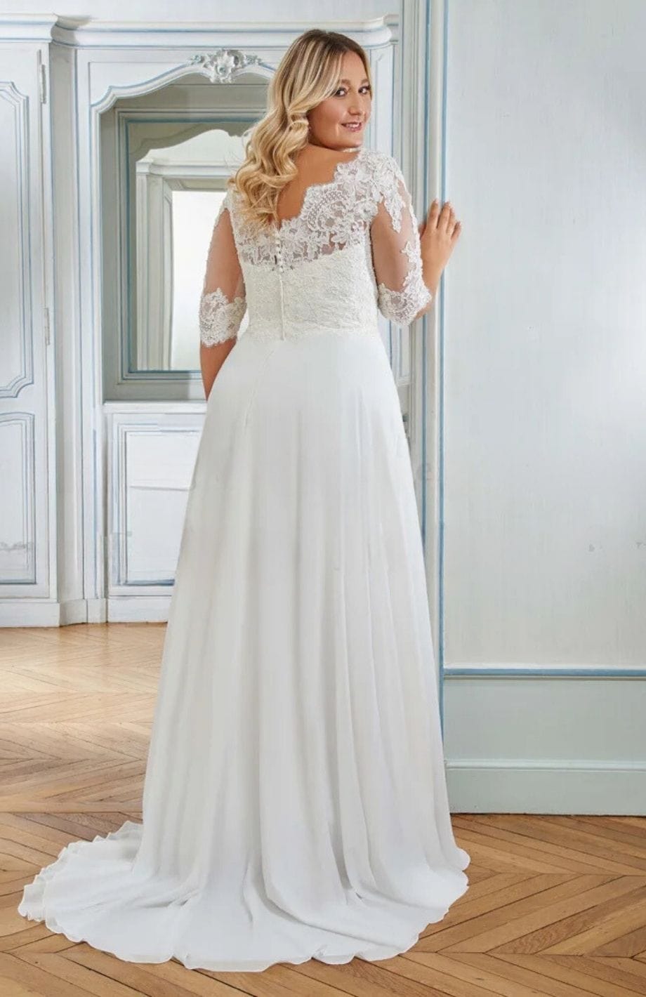Robe De Mariée Bohème Femme Ronde | Reine Rustique