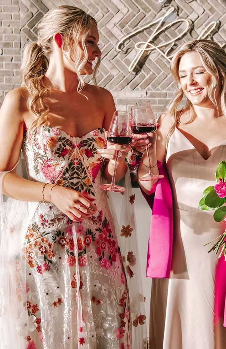 Robe De Mariée Bohème Fleurie | Reine Rustique