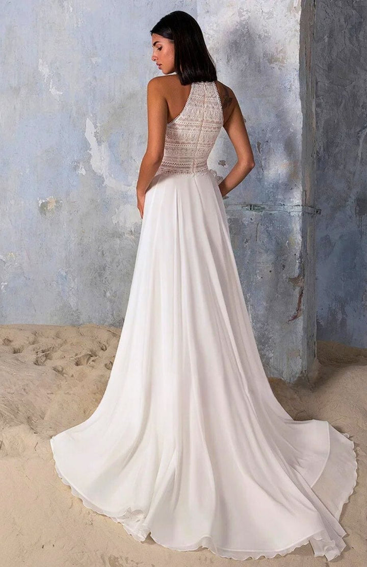 Robe De Mariée Bohème Fluide | Reine Rustique