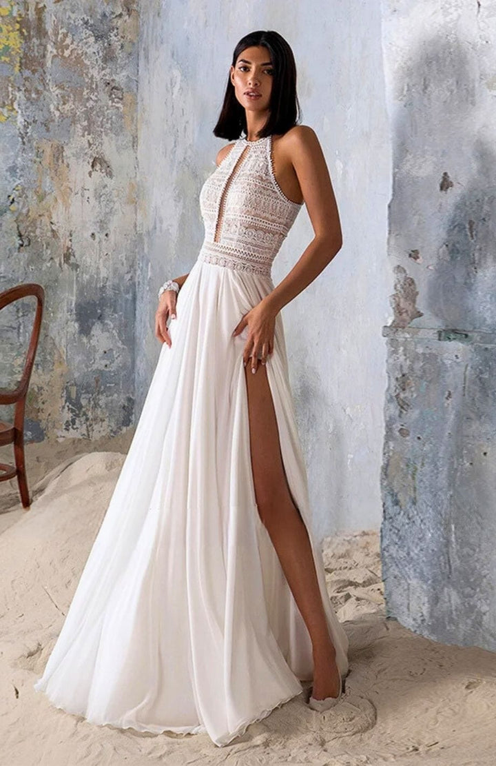 Robe De Mariée Bohème Fluide | Reine Rustique