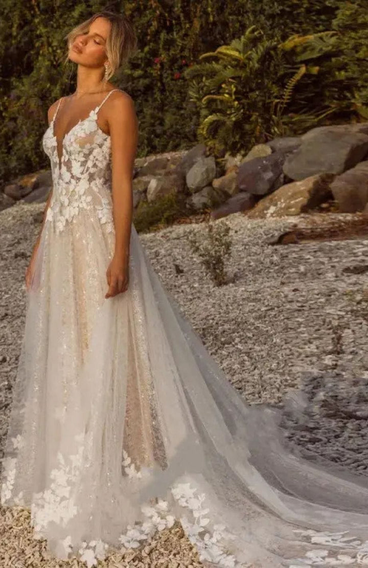 Robe De Mariée Bustier Bohème | Reine Rustique