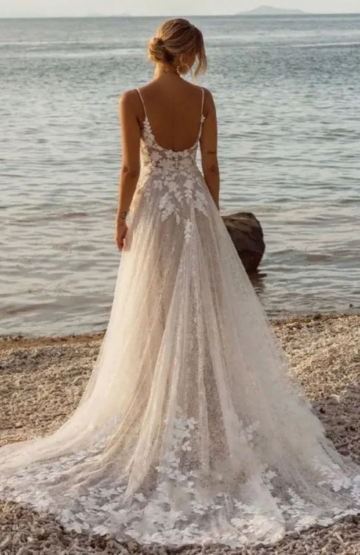 Robe De Mariée Bustier Bohème | Reine Rustique