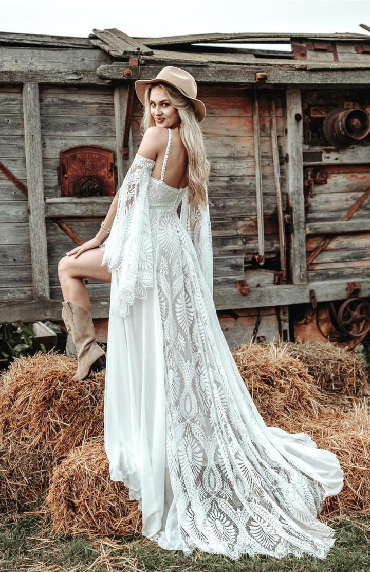 Robe De Mariée Campagnarde | Reine Rustique