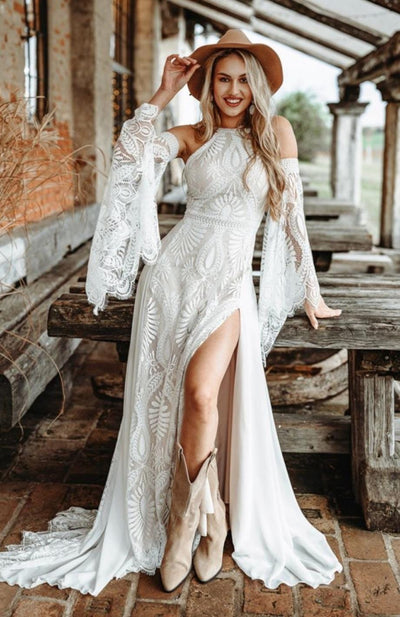 Robe de hotsell mariée campagnarde