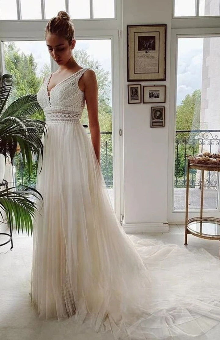 Robe De Mariée Dos Nu Bohème