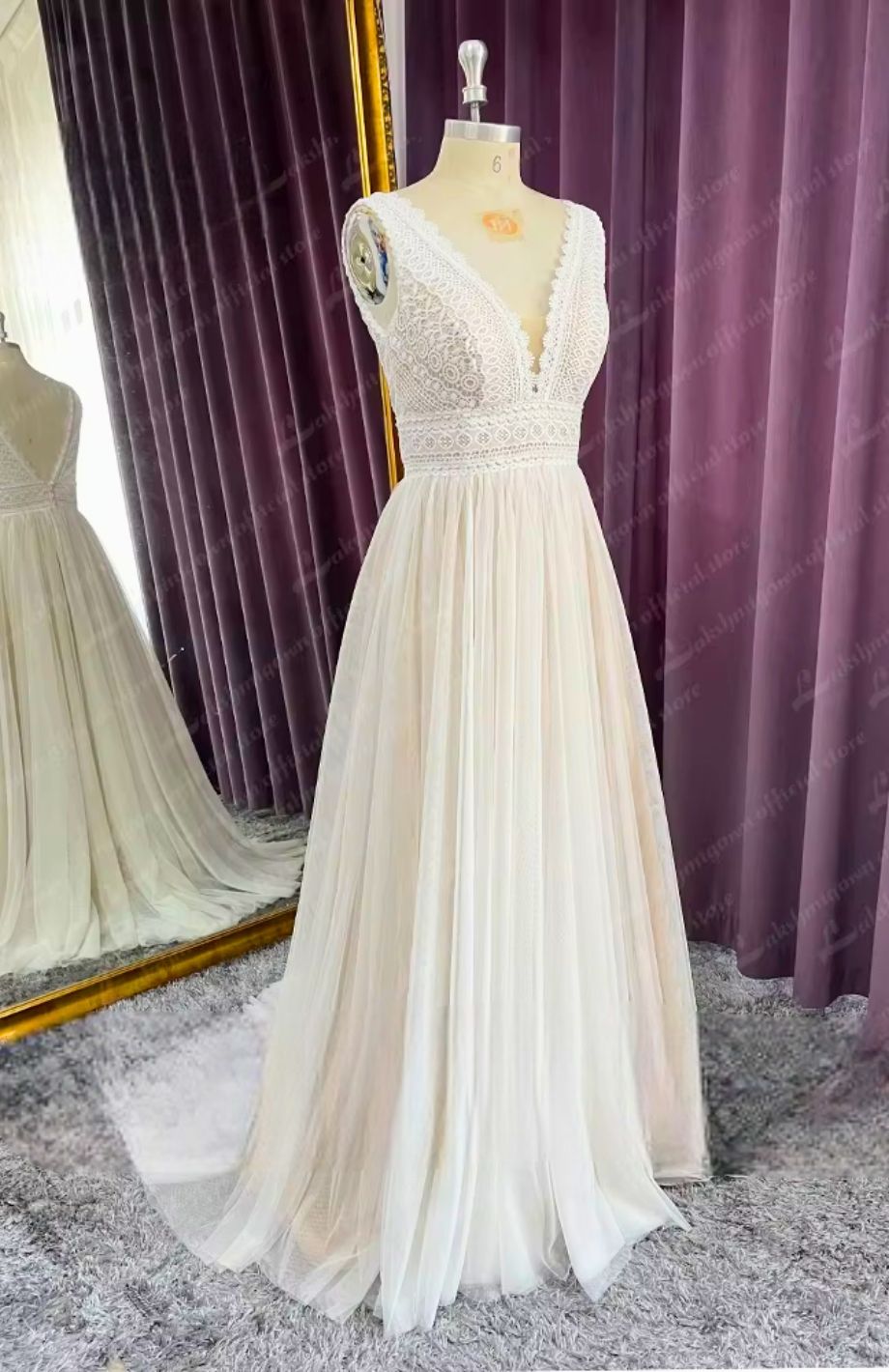 Robe De Mariée Dos Nu Bohème