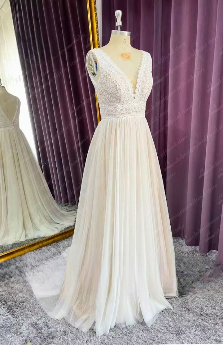 Robe De Mariée Dos Nu Bohème