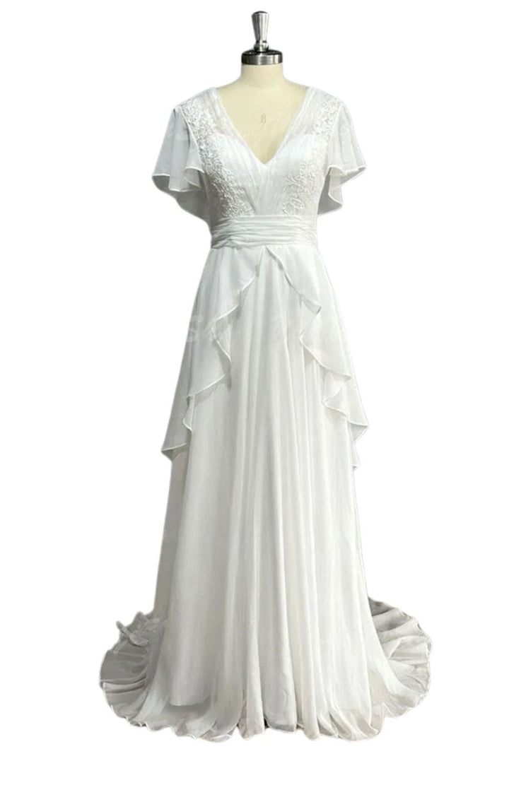 Robe De Mariée Dos Nu Bohème | Reine Rustique