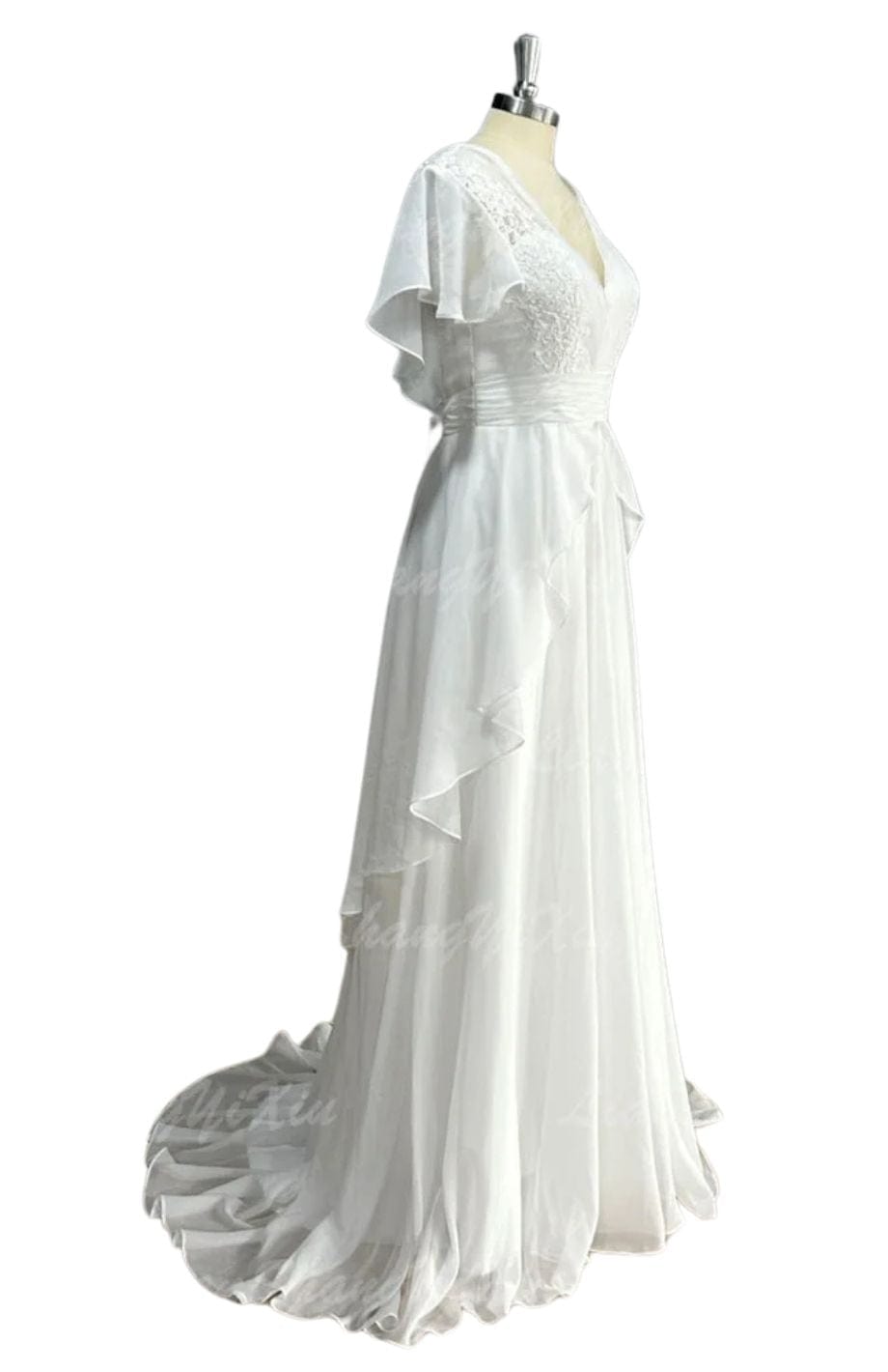 Robe De Mariée Dos Nu Bohème | Reine Rustique