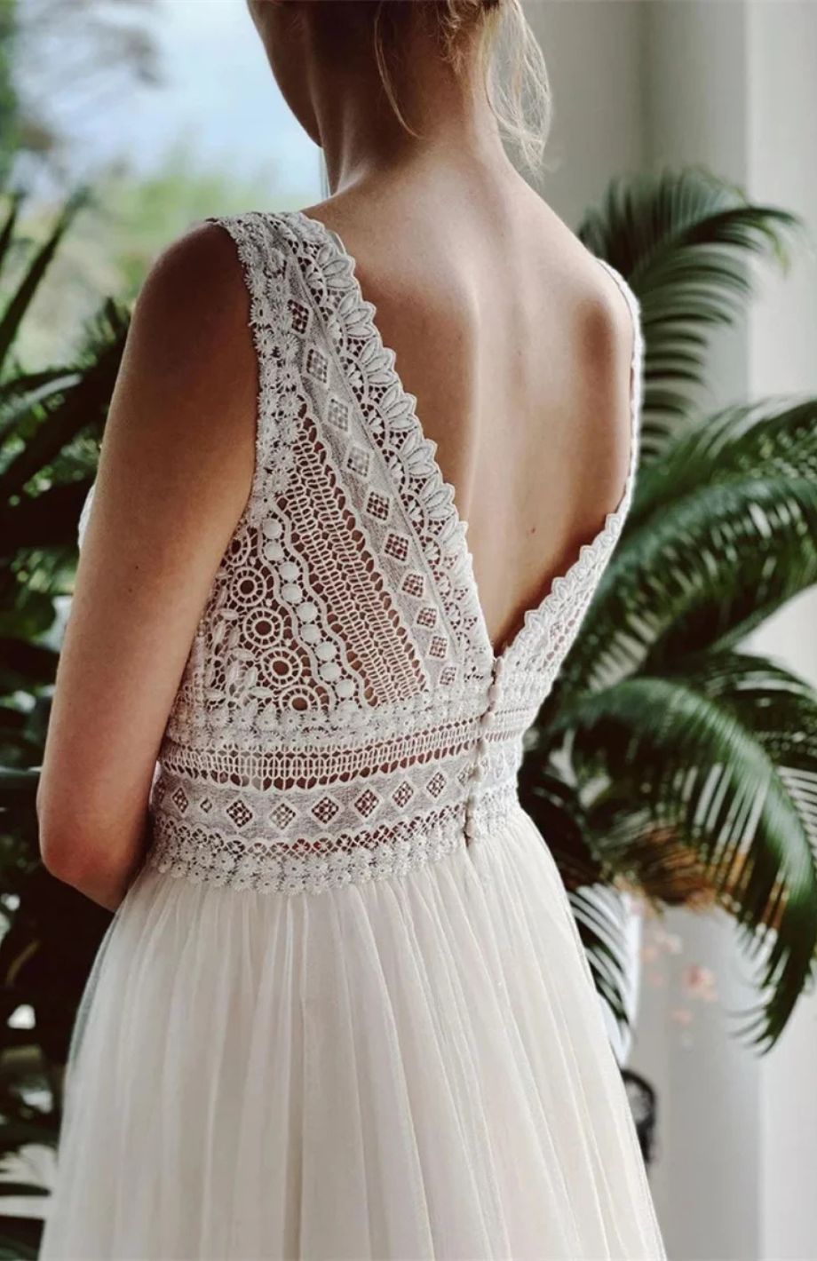 Robe De Mariée Dos Nu Bohème