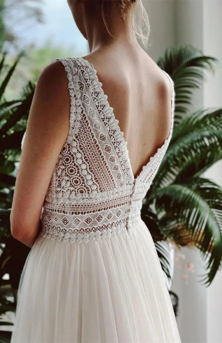 Robe De Mariée Dos Nu Bohème