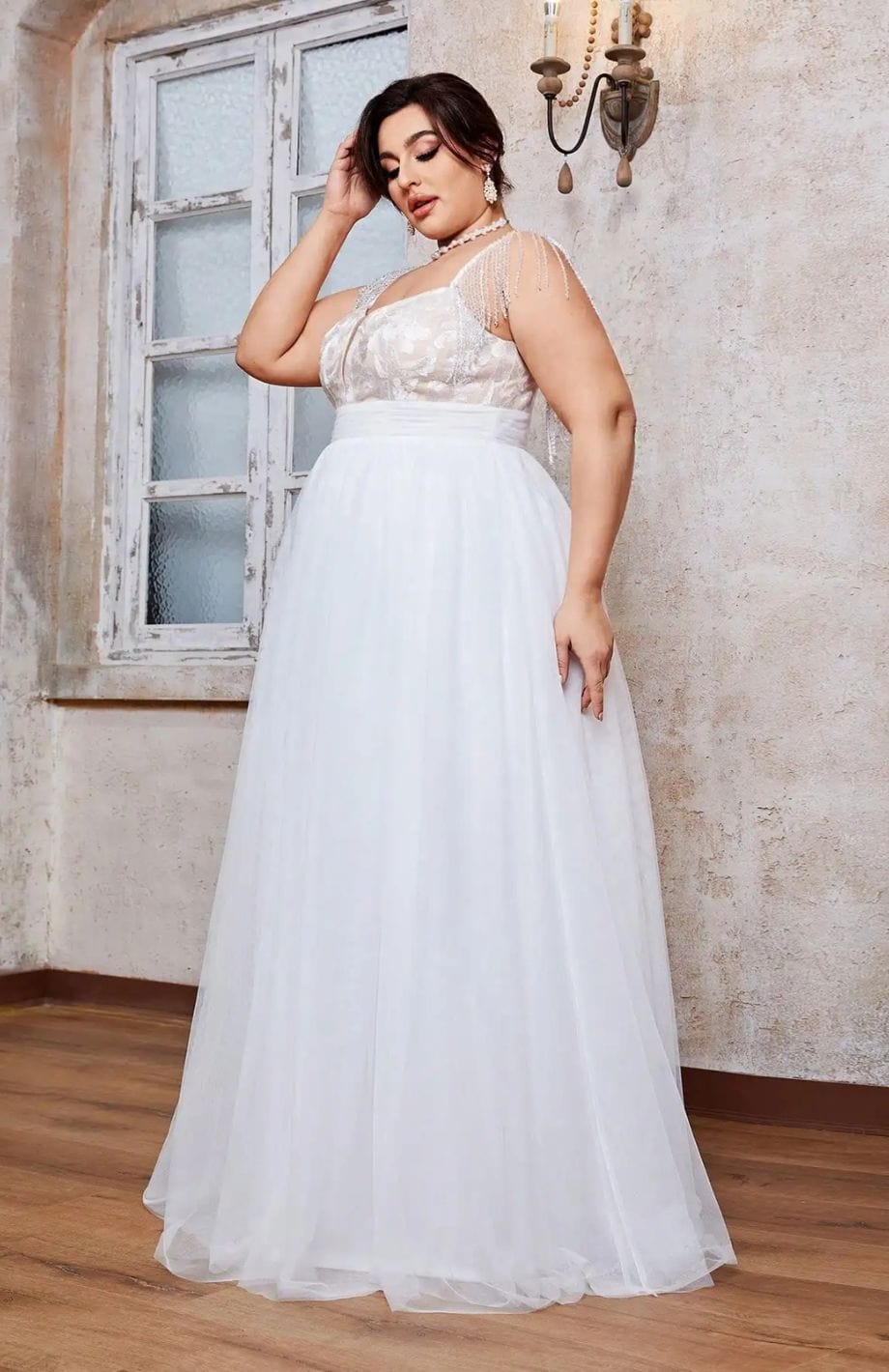 Femme Ronde Robe De Mariée Pour Femme De Petite Taille