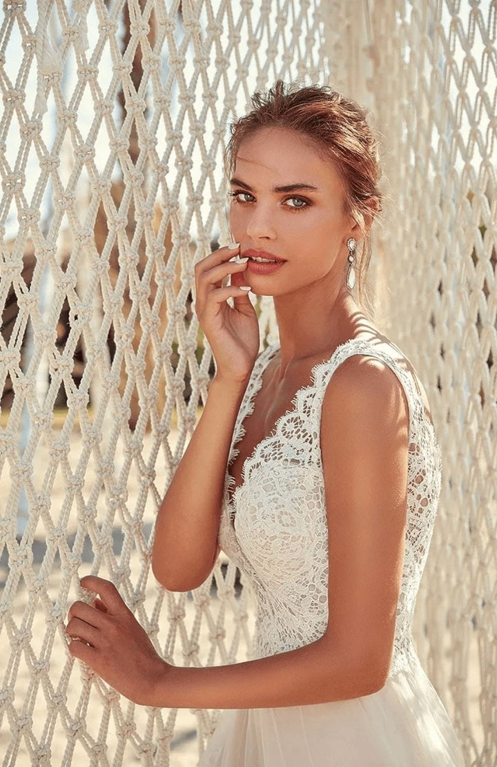 Robe De Mariée Plage Bohème | Reine Rustique