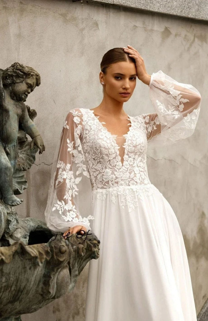 Robe De Mariée Sirène Bohème | Reine Rustique