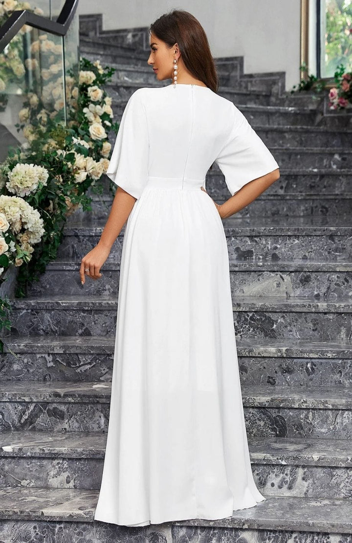 Robe De Mariée Trapeze Bohème | Reine Rustique