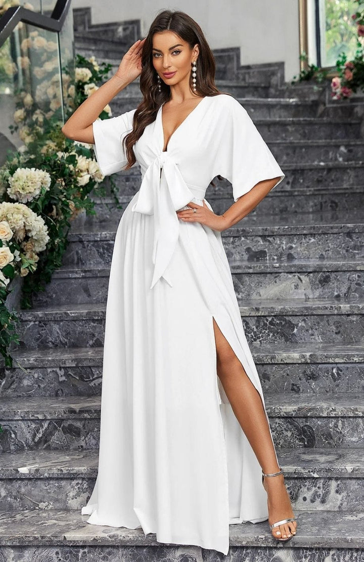 Robe De Mariée Trapeze Bohème | Reine Rustique