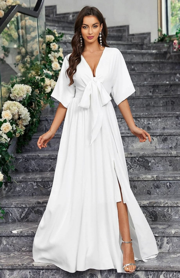 Robe De Mariée Trapeze Bohème | Reine Rustique