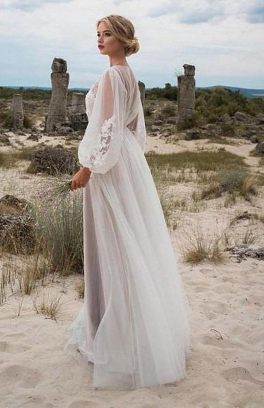 Robe De Plage Blanche Dentelle Boho Bohème Chic | Reine Rustique