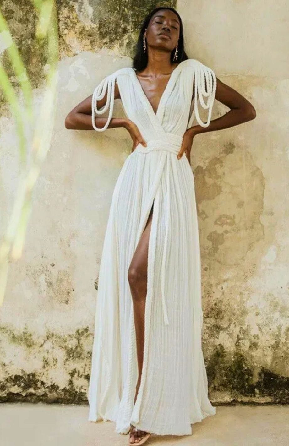 Robe De Plage Bohème Chic | Reine Rustique BLANC / S