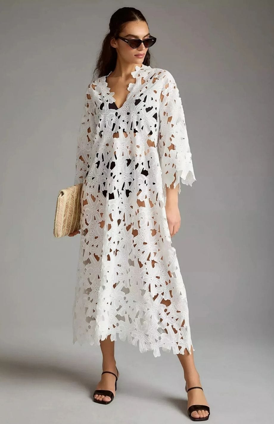 Robe De Plage Style Bohème | Reine Rustique BLANC / TAILLE UNIQUE
