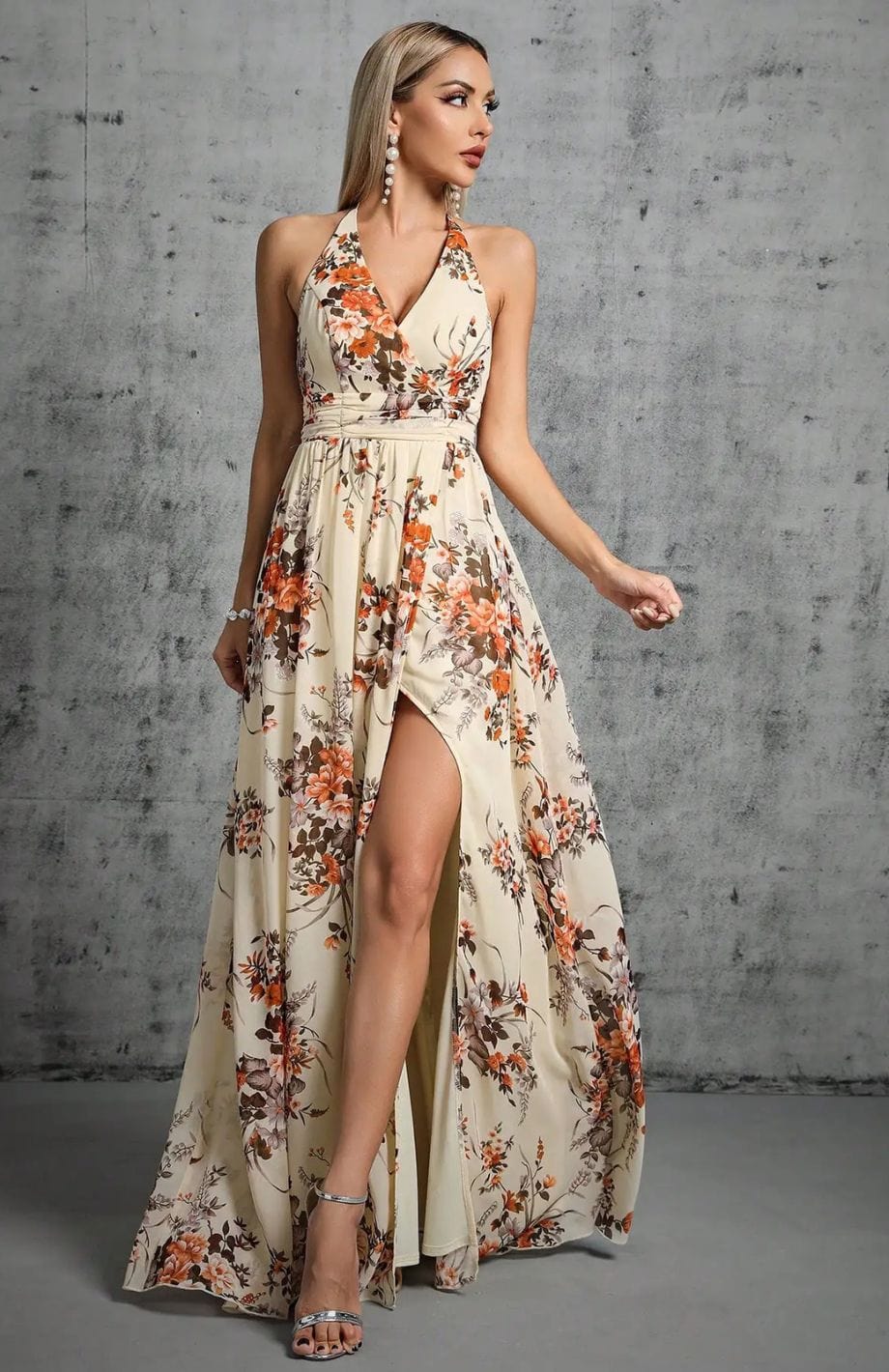 Robe De Soirée Pour Mariage Champêtre | Reine Rustique BEIGE / S