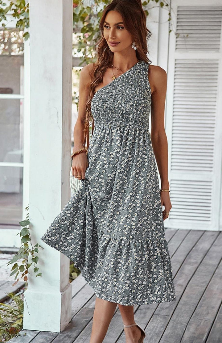 Robe Demoiselle D'honneur Thème Champêtre | Reine Rustique GRIS / S