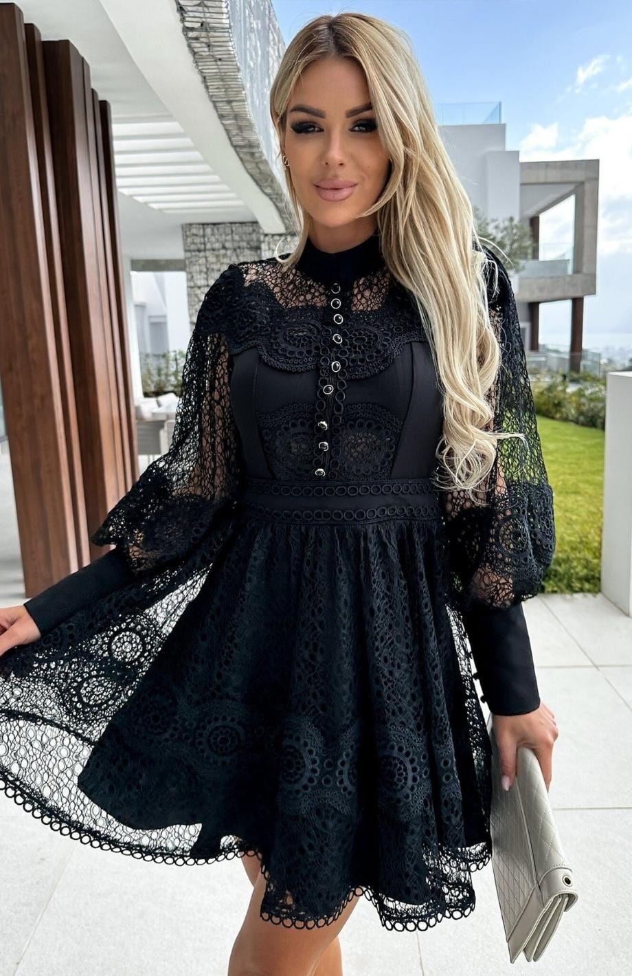 Chic Petite Robe Dentelle Robe Dentelle Noire Chic La Redoute